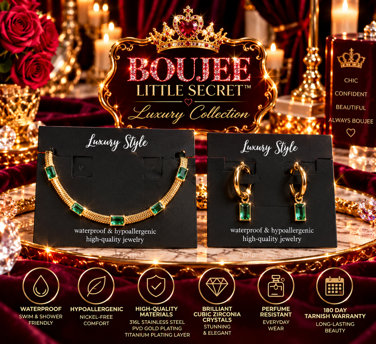 BLS Luxury Collection – Emerald Elegance 2-Piece Jewelry Set (10)