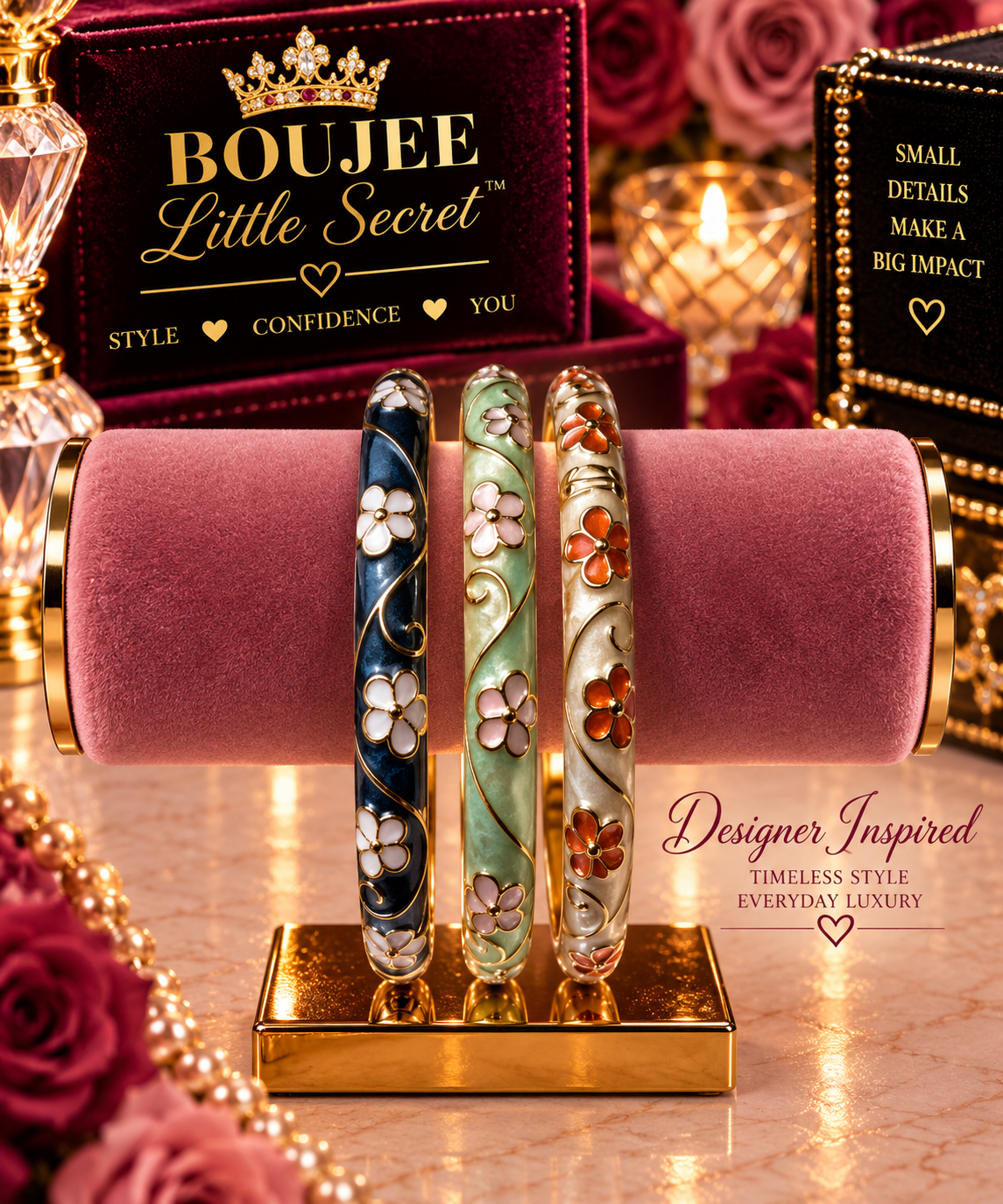 Cloisonne Bangle Set 15