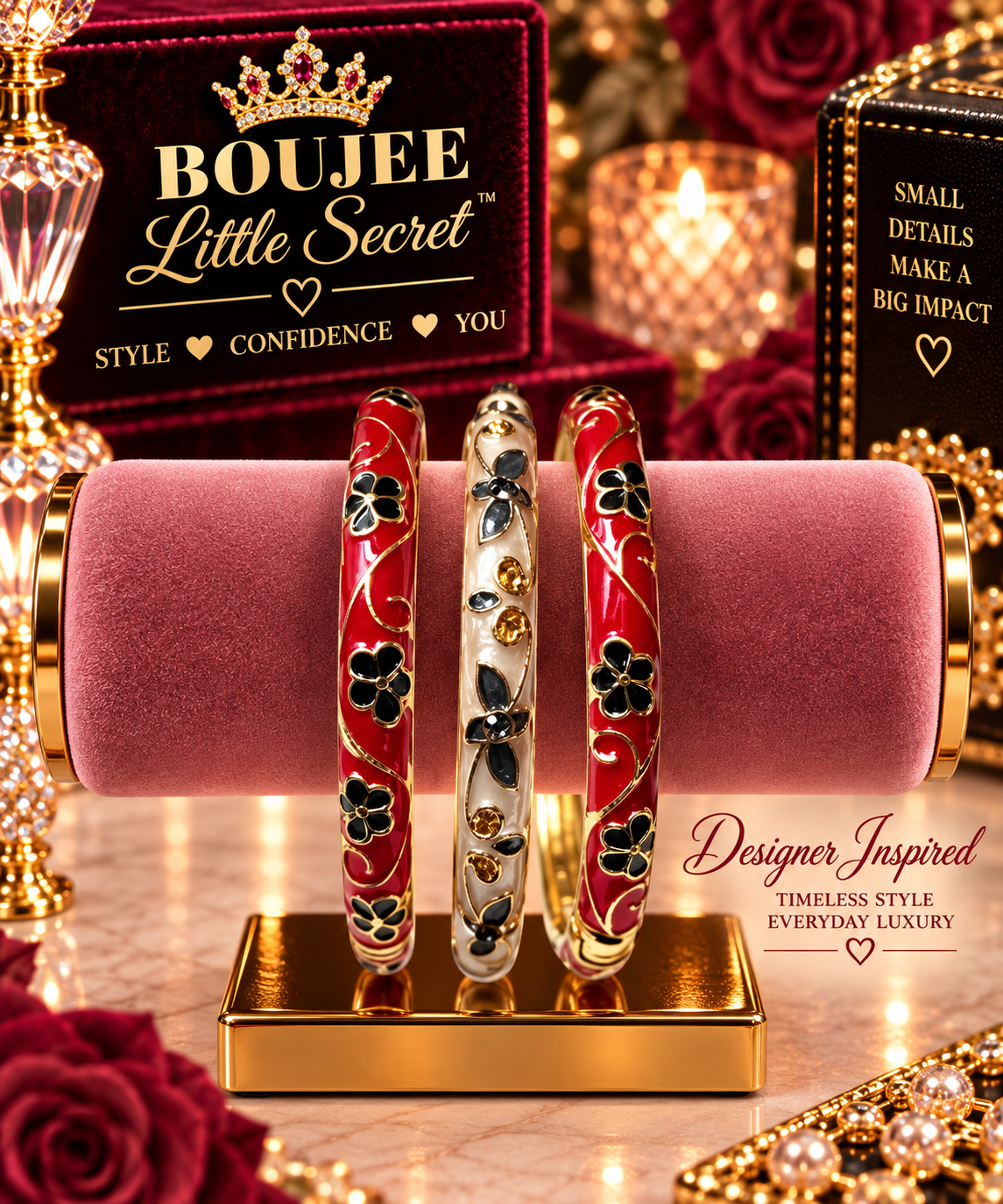 Cloisonne Bangle Set 16