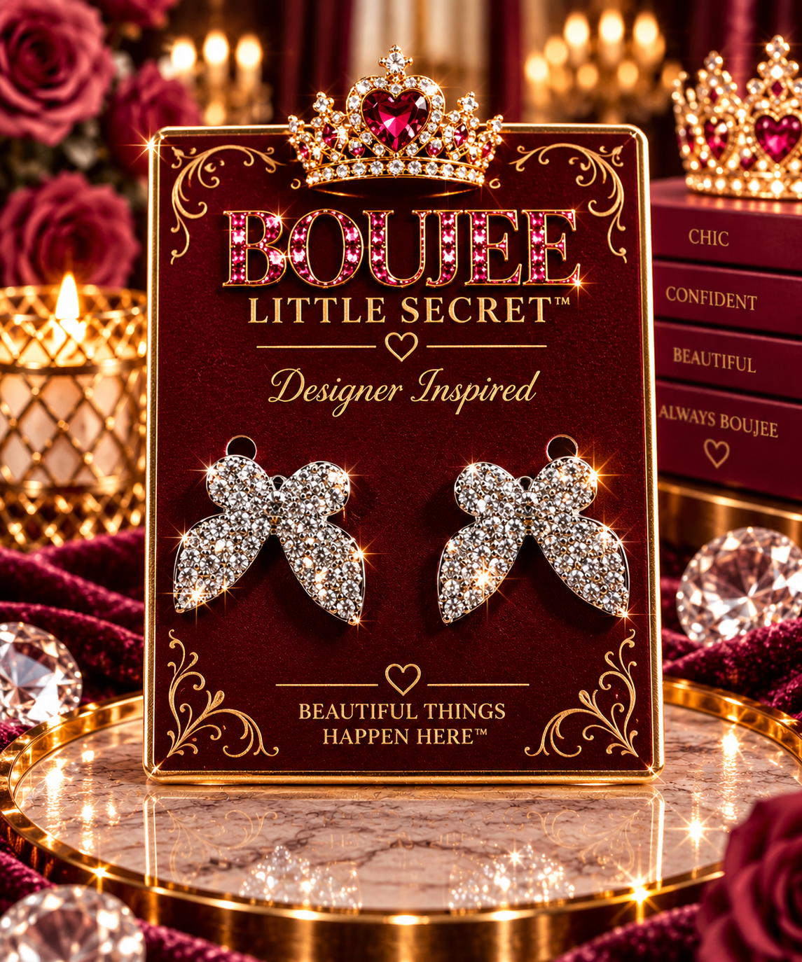 Crystal Butterfly Sparkle Studs (19)