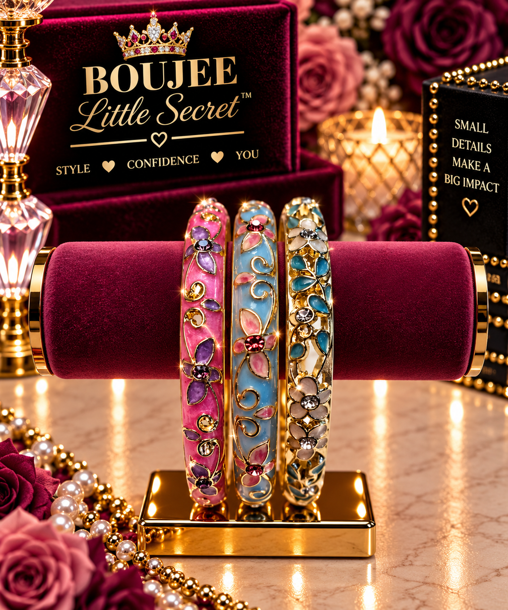 Cloisonne Bangle Set 1