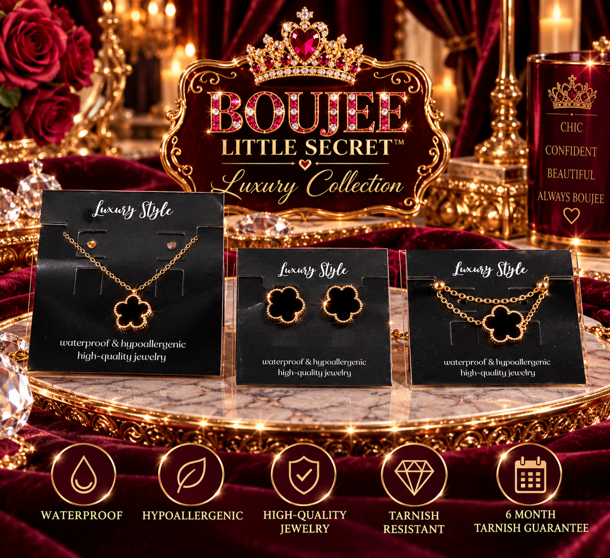 BLS Luxury Collection – Midnight Clover 3-Piece Set (1)