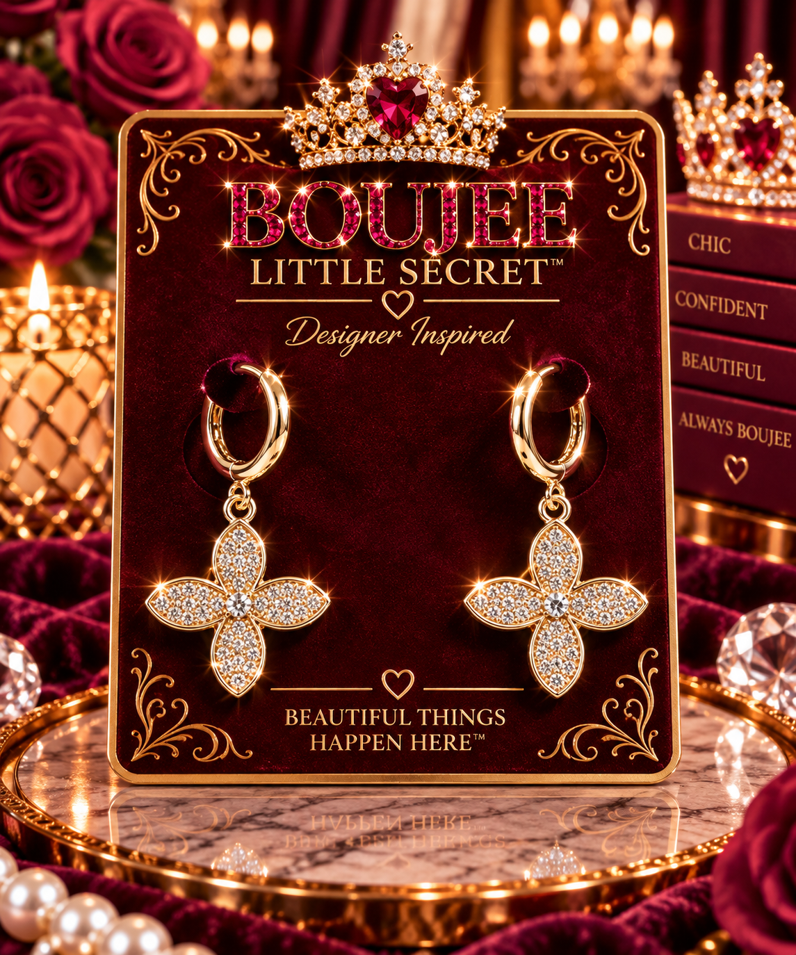 Golden Clover Sparkle Drops (20)