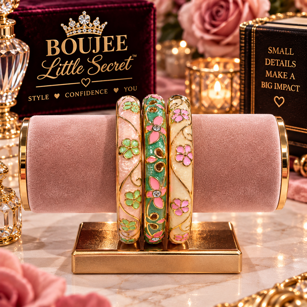 Cloisonne Bangle Set 22