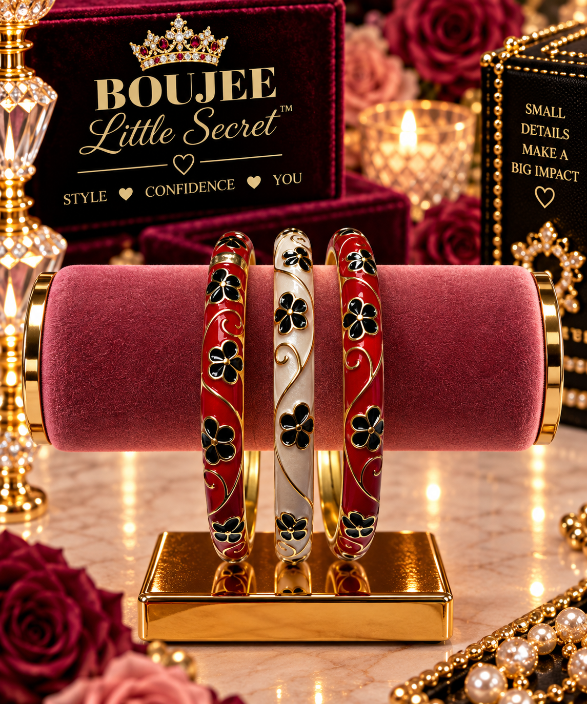 Cloisonne Bangle Set 23