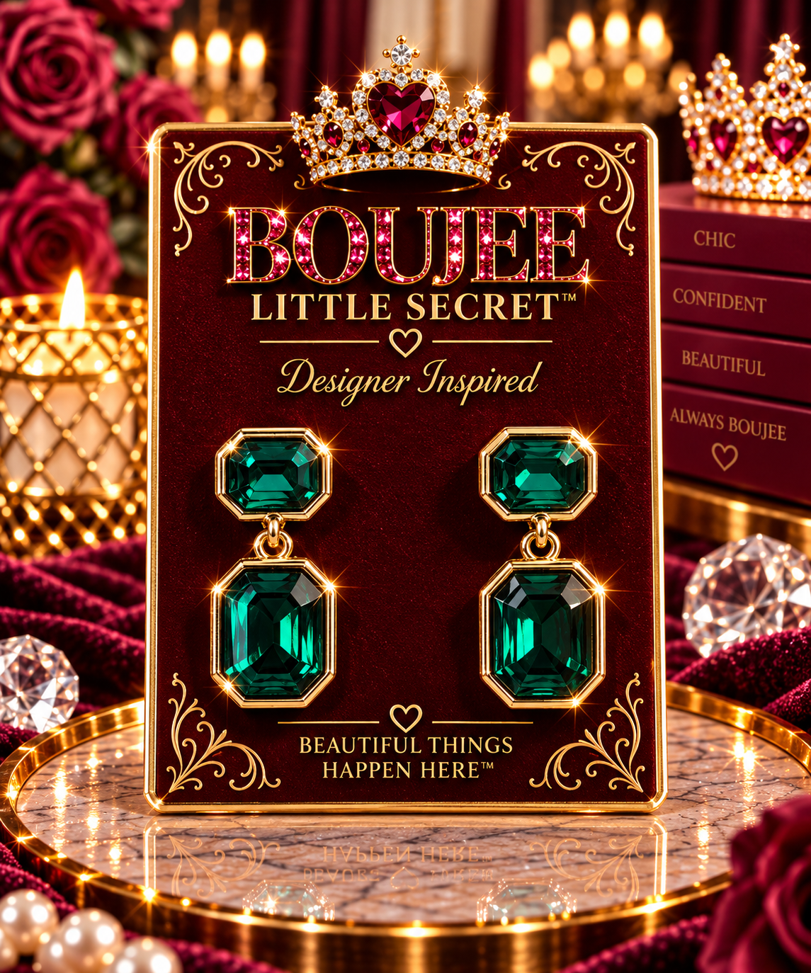 Emerald After Dark Earrings (23)
