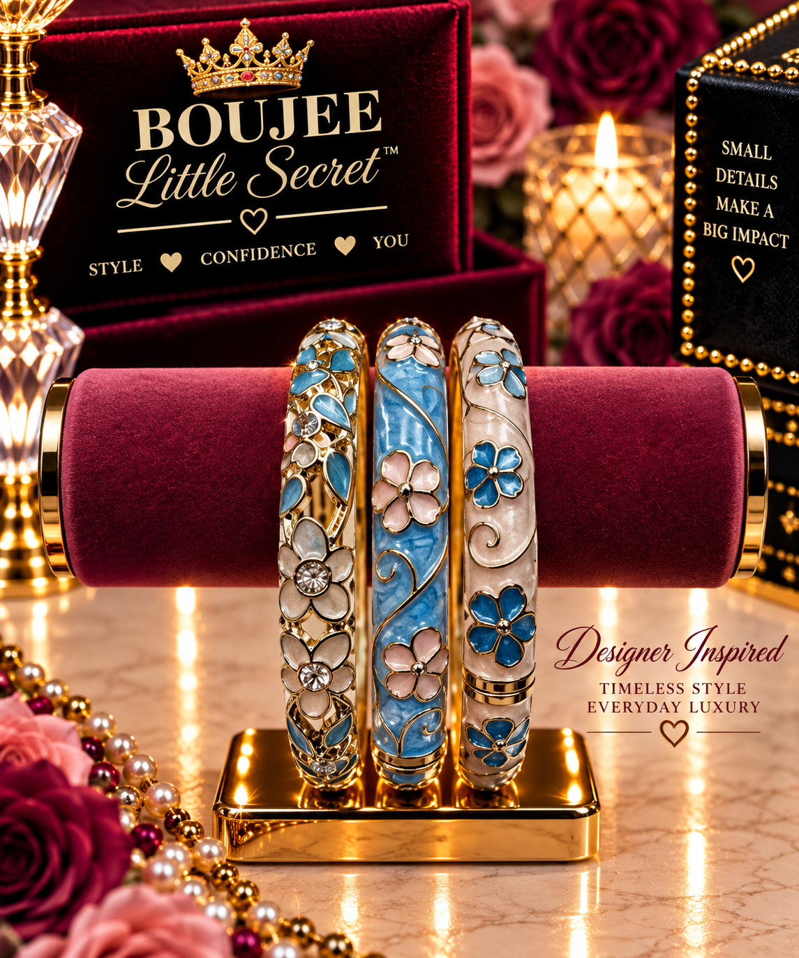 Cloisonne Bangle Set 24