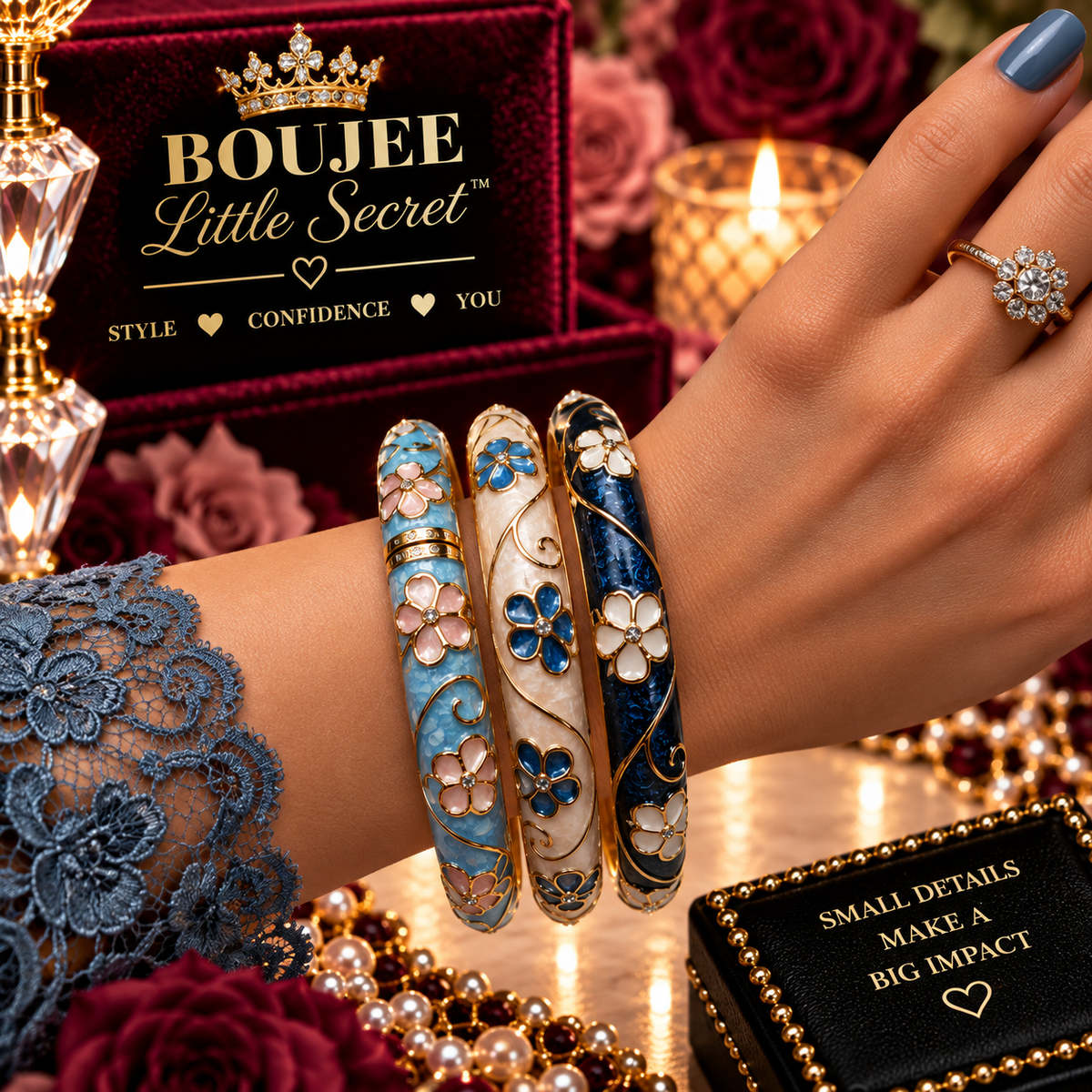Cloisonne Bangle Set 27