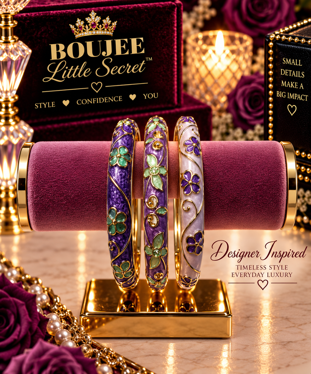 Cloisonne Bangle Set 28