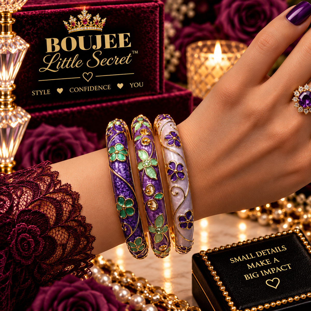 Cloisonne Bangle Set 28