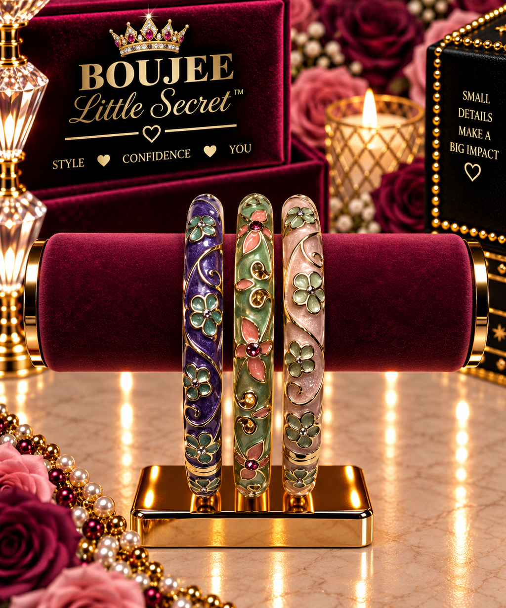 Cloisonne Bangle Set 3