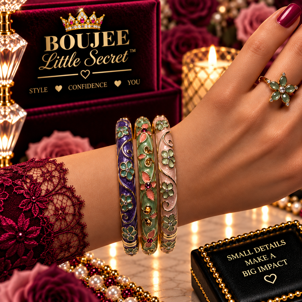 Cloisonne Bangle Set 3