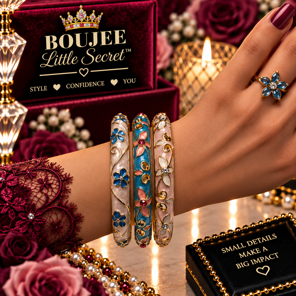 Cloisonne Bangle Set 4