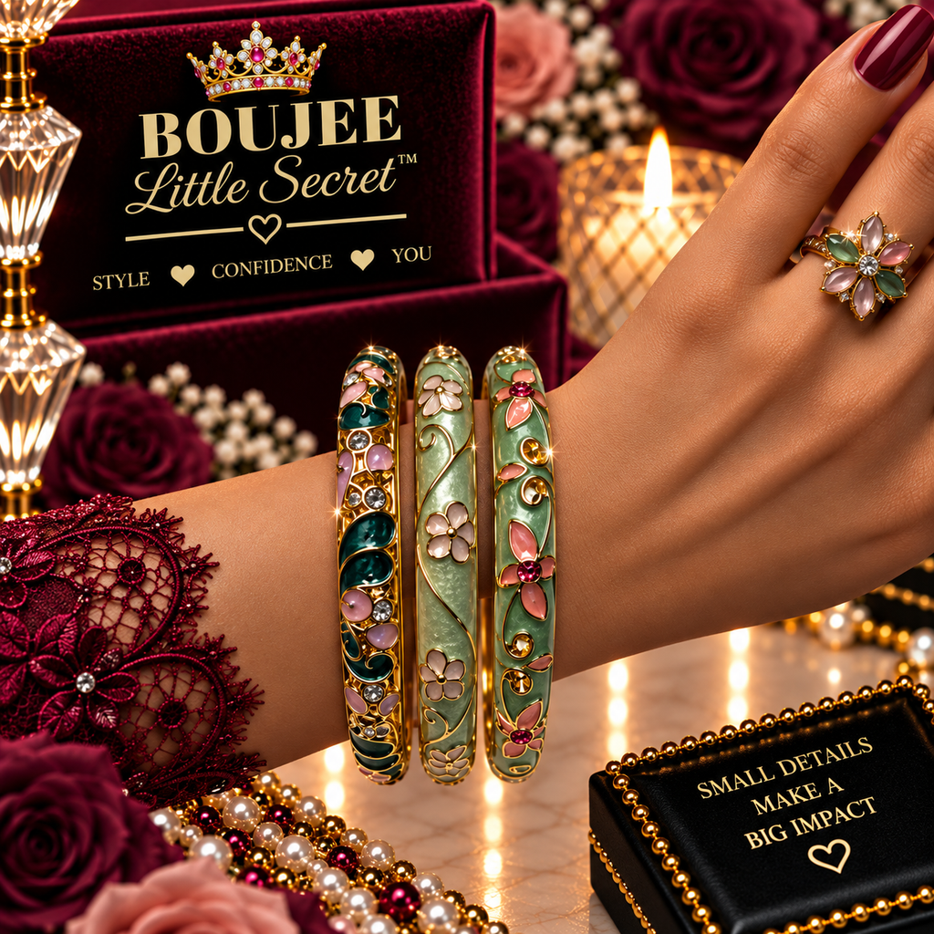 Cloisonne Bangle Set 6