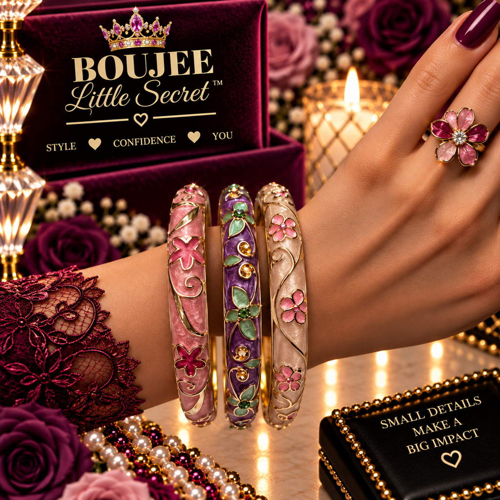 Cloisonne Bangle Set 9