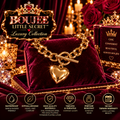 BLS Luxury Collection – Golden Heart Toggle Necklace B1