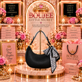 🖤 Midnight Bow Shoulder Bag