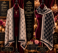 Midnight & Ivory Reversible Designer-Inspired Wrap