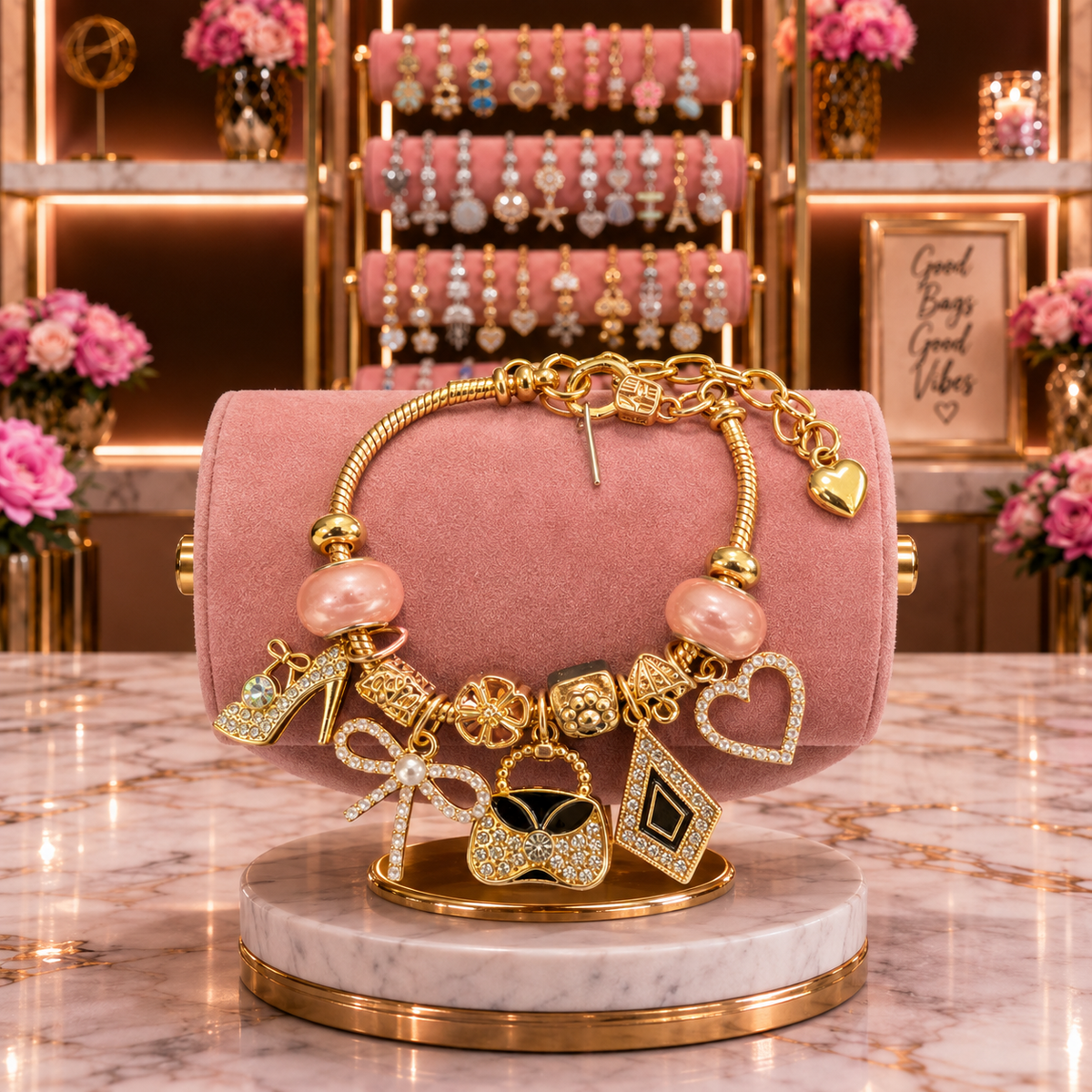 Bougie & Beautiful Charm Bracelet - 913