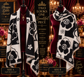 Coco Noir Reversible Designer-Inspired Floral Wrap