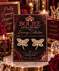 Golden Dragonfly Sparkle Stud Earrings (3)