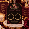 Golden Glow Textured Hoops (1)