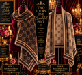 Mocha Luxe Reversible Designer-Inspired Wrap