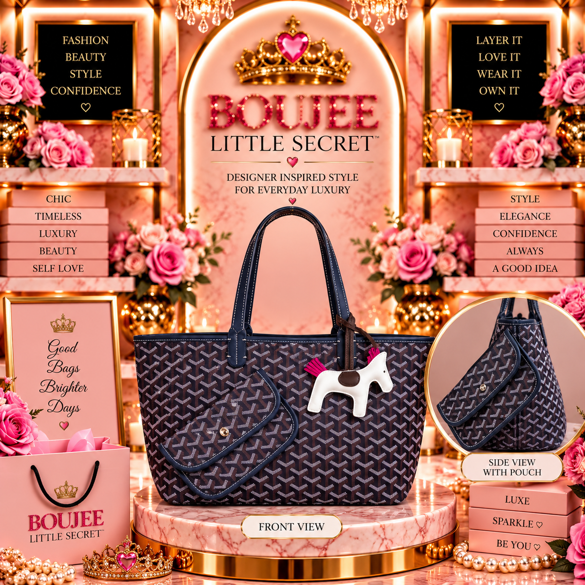 Navy Nights Maison Tote