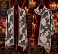 Midnight Rose Reversible Designer-Inspired Wrap