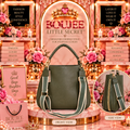 🤍Olive Luxe Convertible Hobo