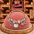 Pretty Kitty (HK) Pink Charm Bracelet - 899