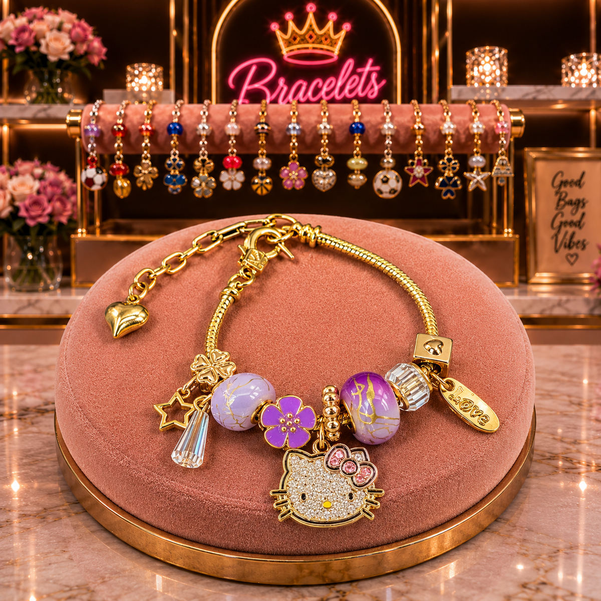 Purple (HK) Kitty Glam Bracelet - 951
