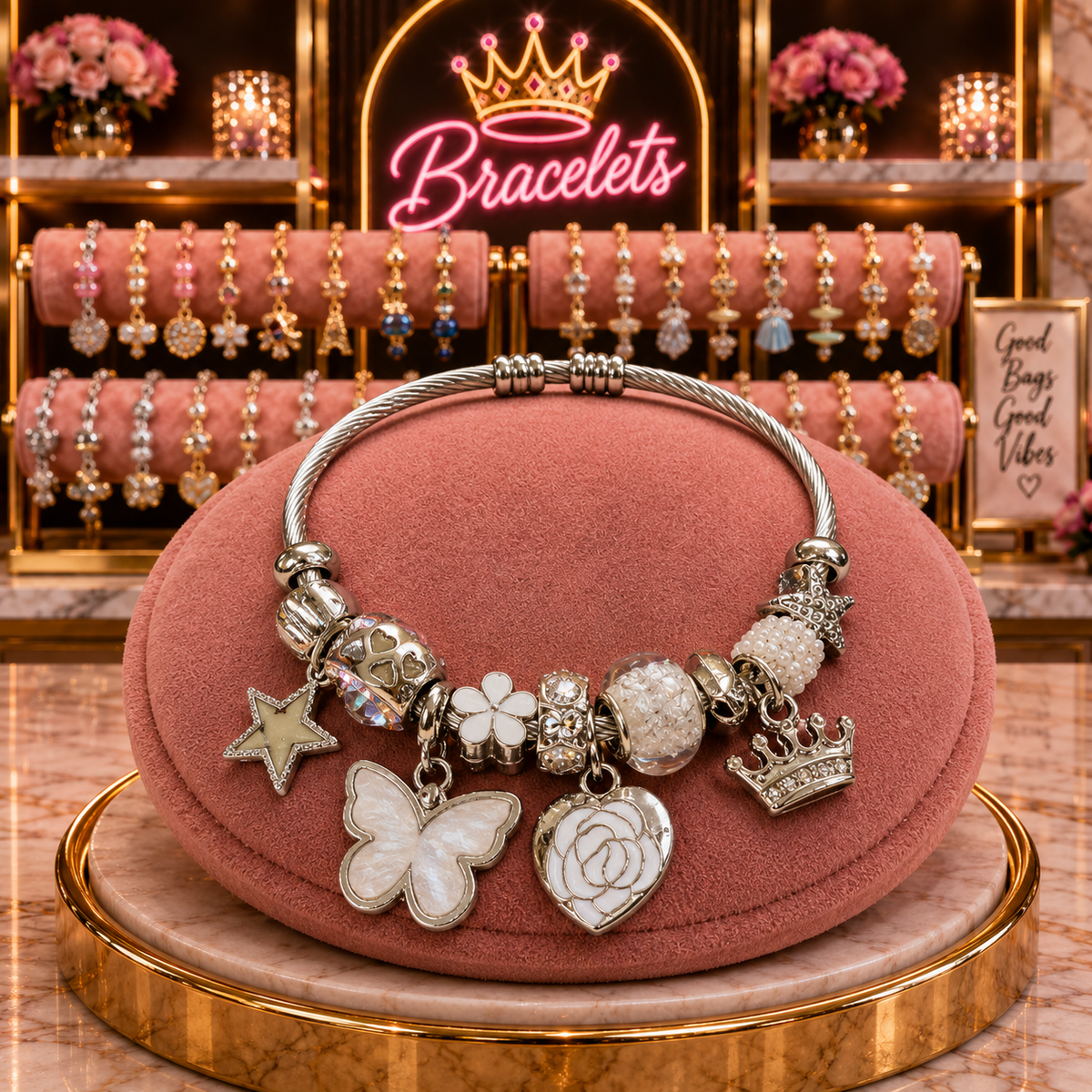 Pure Elegance Charm Bracelet - 854